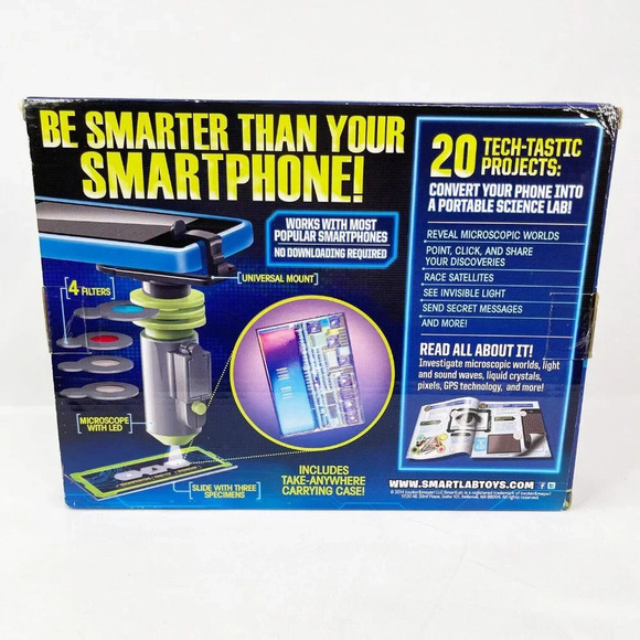 SMARTLAB SMARTPHONE SCIENCE - 20 Experiments - Works With Most Smartphones! - Picture 2 of 3